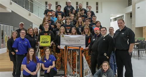 Rockwall HS Full Metal Jackets Receives Grant from Best Buy 